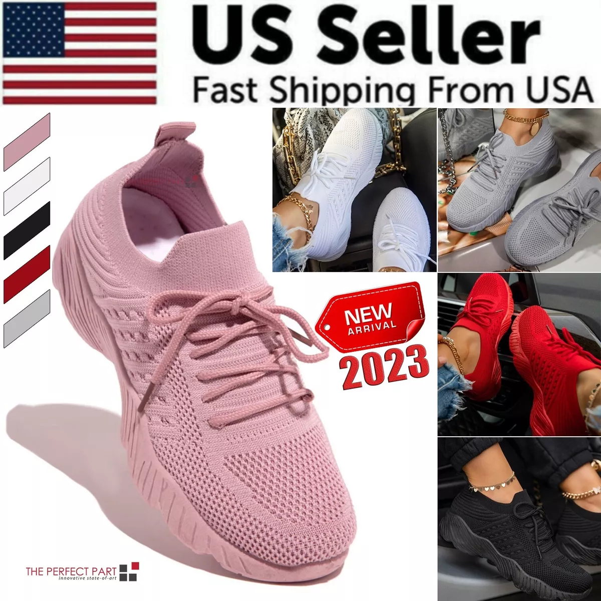 What is New Trend Ladies Walking Lace-up Sneaker Shoes for Ladies