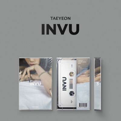 K-POP TAEYEON SNSD 3rd Album INVU Limited Edition Cassette Tape