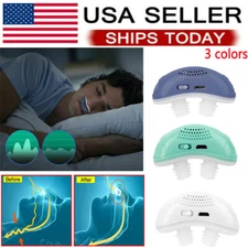 Electric Anti Snoring Device Micro Mini Noise Stop Sleep Aid Apnea