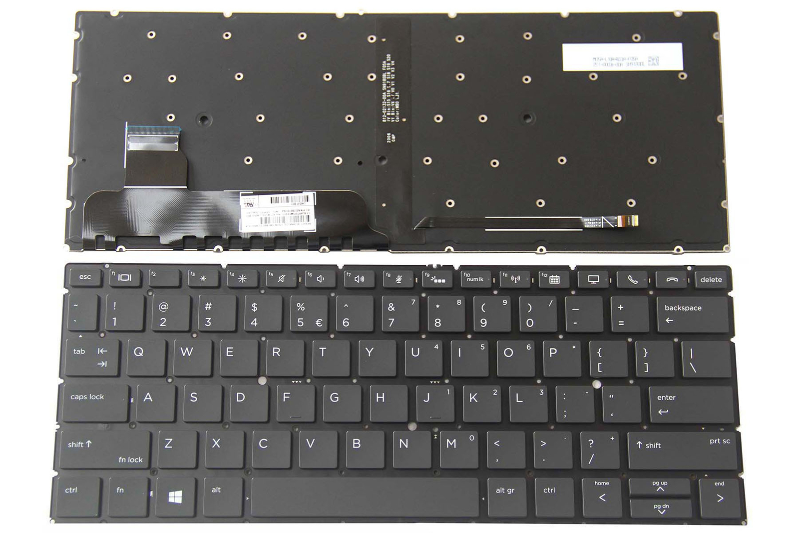 Genuine for HP EliteBook x360 830 G5 US Keyboard Backlit (on