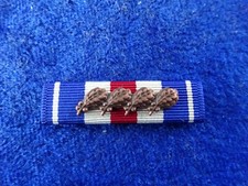 US Silver Star Medal Ordensspange Ribbon Bar 5 x Verleihung