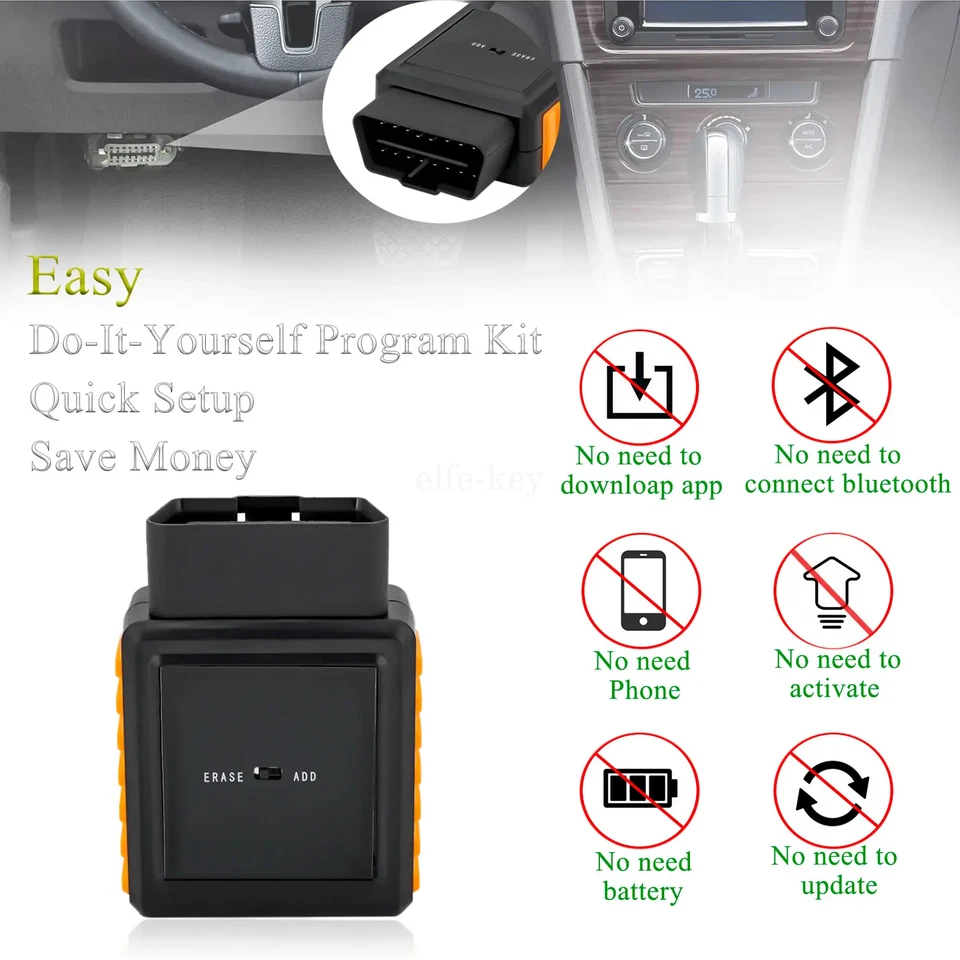 para Honda CR-V 2013-2019 Fit Crosstour programación de llaves de coche + mando a distancia sin llave Foto 2 de 4