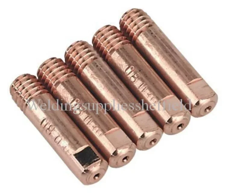 MIG Welder Contact Tips M6x25mm For 0.8mm Welding Wire Packs 1/5/10/20