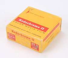 KODAK 8MM KODACHROME II DAYLIGHT DOUBLE ROLL, 25 FEET, JULY 1968/187421