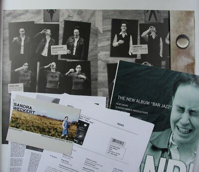 Sandra Weckert Bar Jazz GER Presskit 2003 Inc. Postcard Inserts Poster