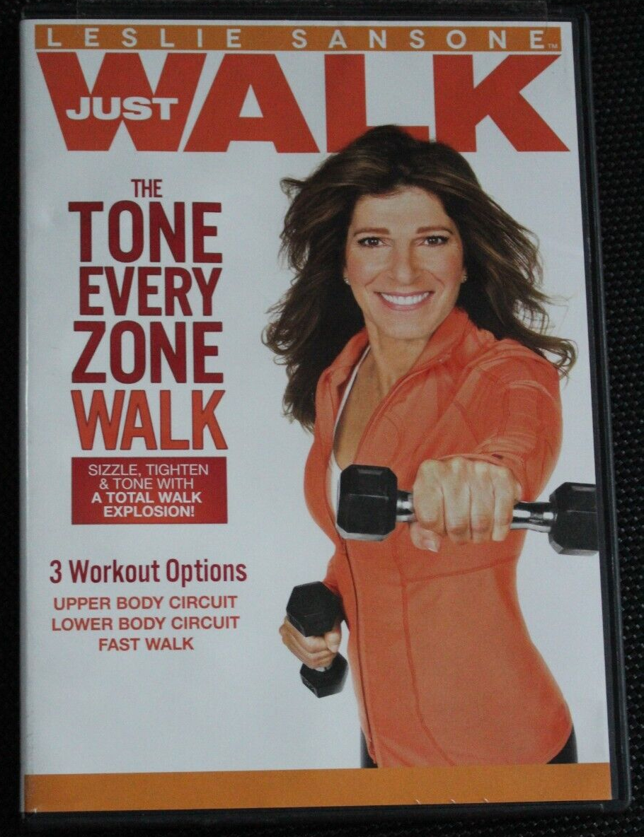 Leslie Sansone Just Walk: The Tone Every Zone Walk (DVD, 2015