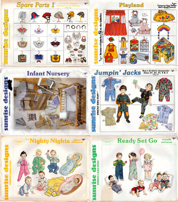 CHOICE: Sunrise Designs Strictly Kids Stuff Master Clothing & Accessory Patterns