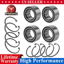 Front & Rear Wheel Bearing Kit for Polaris RZR 800 RZR 4 800 RZR S 800 2008-2014