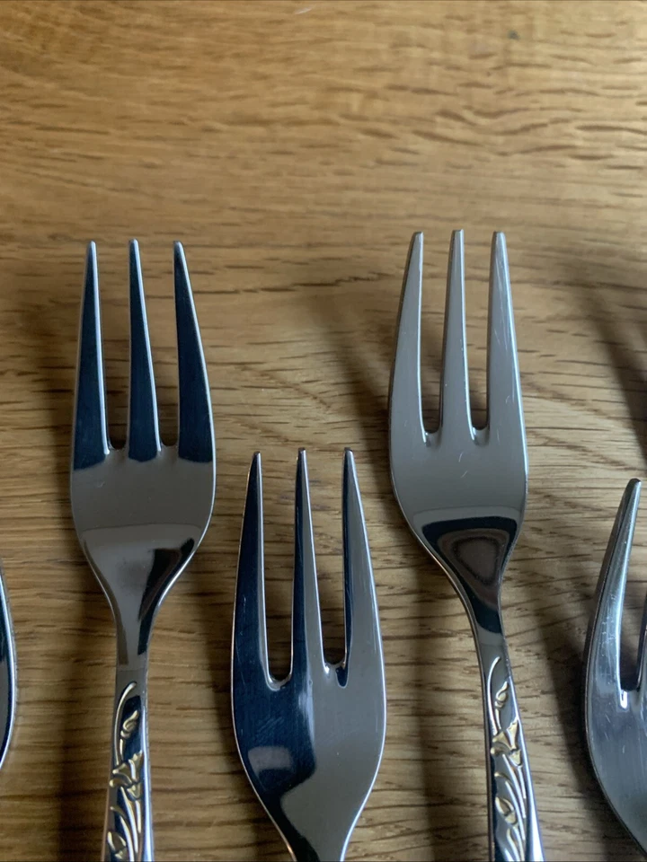 WMF Bologna Cromargan Germany Inoxidable Cubiertos 6 Tenedores de Cocina 15,7 CM - Imagen 4 de 4