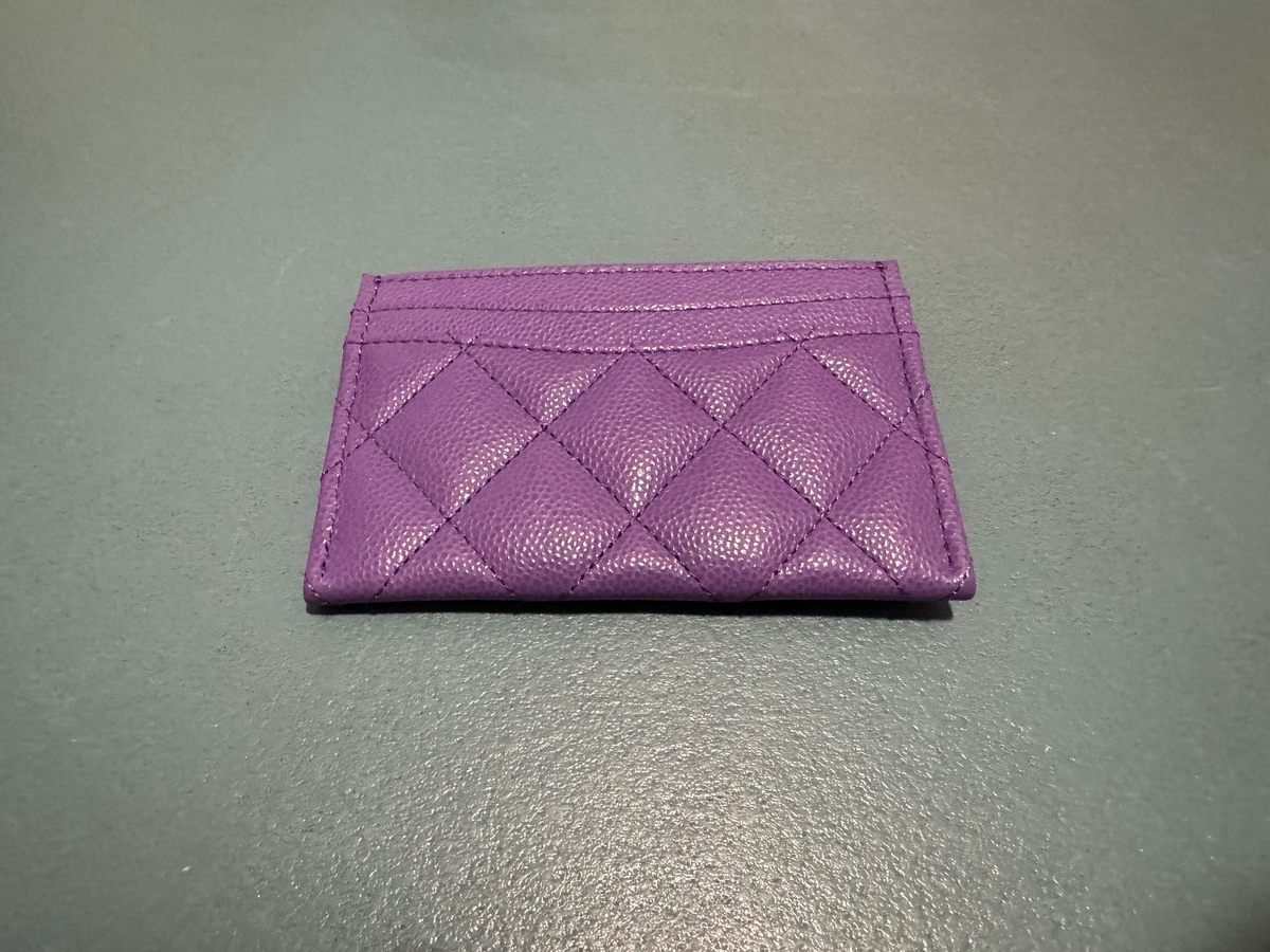 Chanel 25 CC カードウォレットホルダー Light Purple AP3401 468d97ca701cf04196cd71f941fd1d