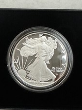 American 2023 Silver Eagle Proof  1 oz  San Francisco Mint, with US mint CoA