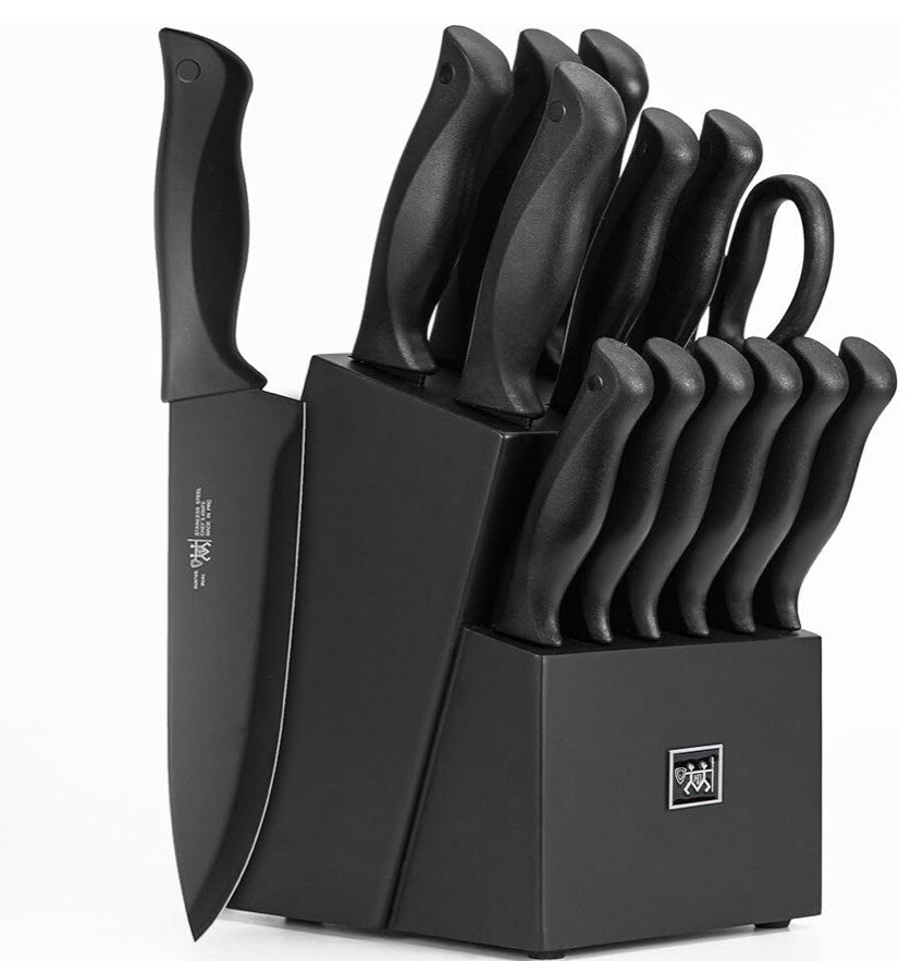 Hunter Dual 15-Piece Premium Knife Set for Versatile Cooking Needs