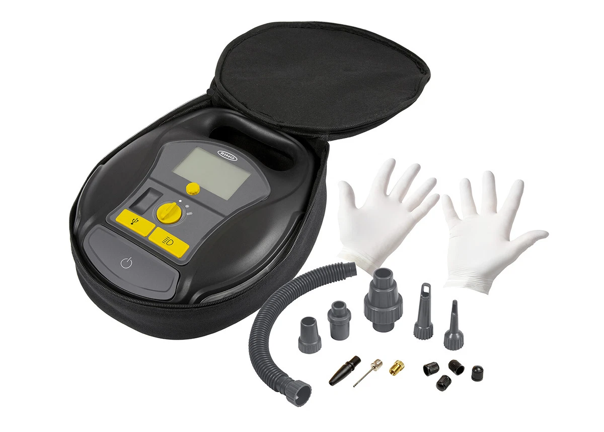 Ring Cordless 4 in 1 Digital Car Electric Tyre Inflator Compressor