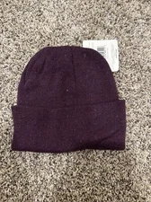 Old East Main Women’s Cuffed Beanie Hat- Plum Color- NEW