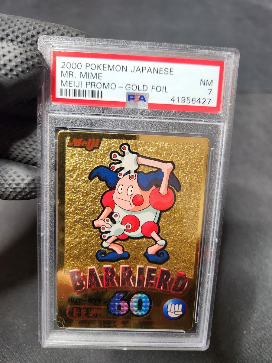 2000 Pokemon Barrierd Mr Mime Gold Foil Meiji Japanese Graded