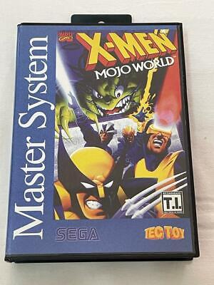 Sega Master System Tectoy : X Men Mojo World Complete box Sega Master System Tectoy : X Men Mojo World Complete box