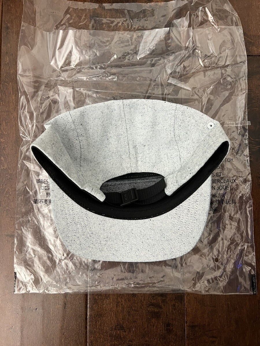 Supreme SS24 Coated Denim Camp Cap White One Size New IN
