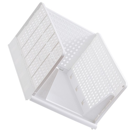 Stackable Wardrobe Storage DIY Hanging Closet Organizer Clothes Shelf Rack AU - Picture 5 of 15
