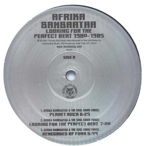 Afrika Bambaataa Looking For The Perfect Beat 1980-1985 US
