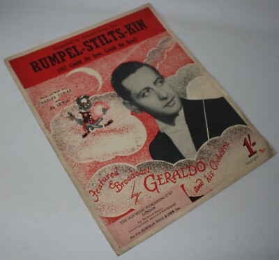 Rumpel-Stelzen-Kin (Oh! Könnte er nähen, könnte er nähen!) - Vintage Noten