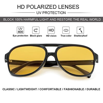 Polarized Classic Vintage Aviator Sunglasses for Men Women 
