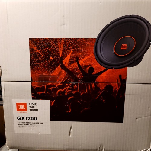 JBL - GX Series 12" Single-Voice-Coil 4-Ohm Subwoofer - Black - Picture 1 of 3