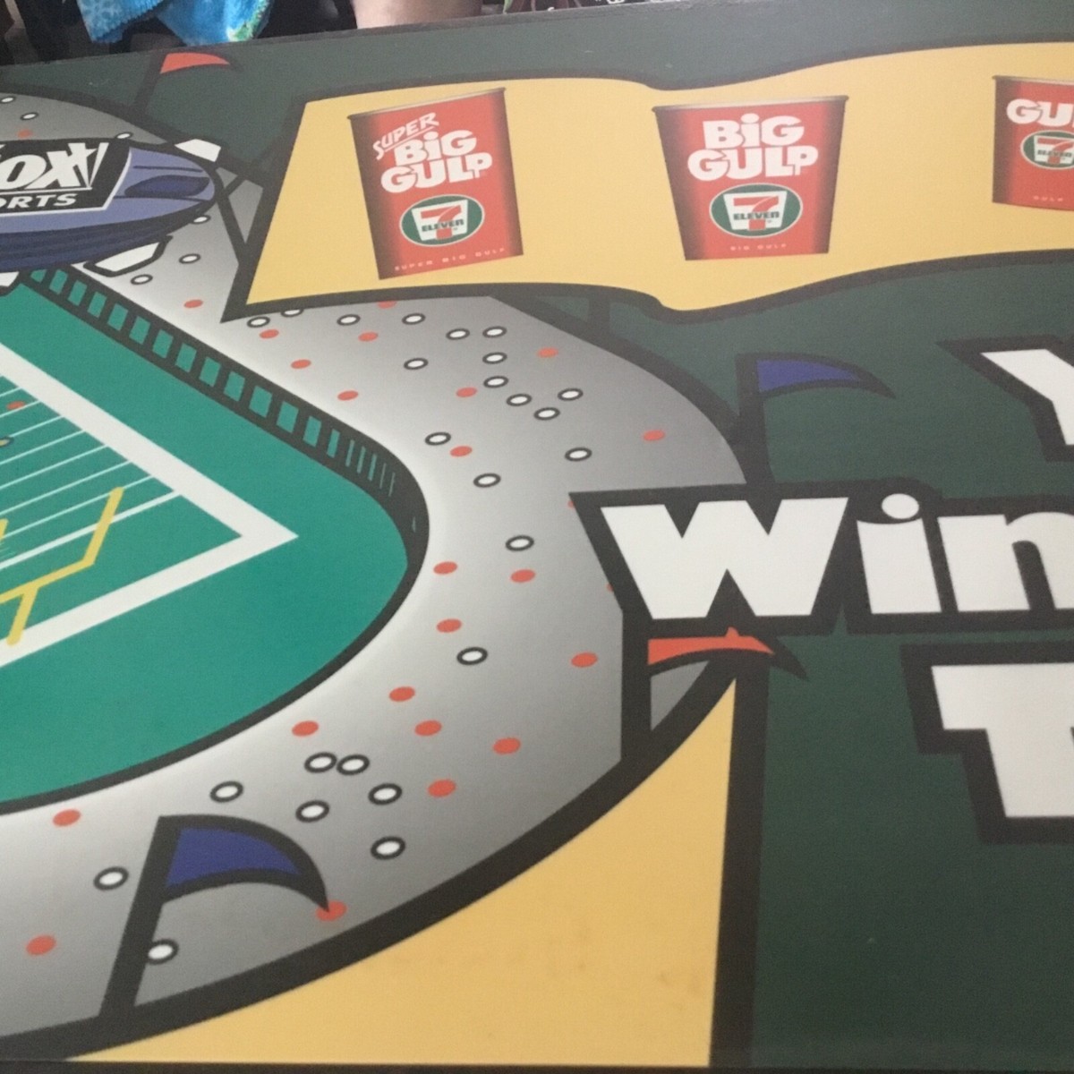 7-11/Fox/Super Big Gulp Super Bowl XXXL Advertising Sign | eBay