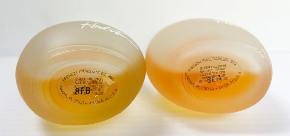 (2) SHEER HALSTON Natural Spray Eau De Toilette - DE COLECCIÓN ORIGINAL VENDIDO COMO ESTÁ Foto 4 de 4