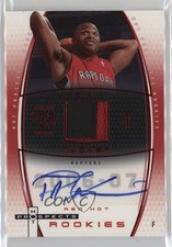 2006-07 Fleer Hot Prospects Rookies Red Hot 25/50 PJ Tucker #90 Auto nd3