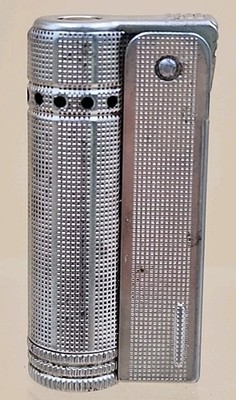 LMCO TRIPLEX JUNIOR SUPER 6600 Vintage Chrome Petrol Lighter Untested