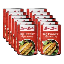 Loma Linda - Big Franks (15 oz.) (Pack of 12) - Vegan Hot Dogs