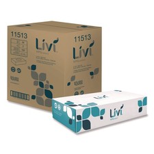 Livi VPG Select 11513 2-Ply Flat Box Facial Tissue - White 30 Boxes/Carton New
