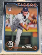 REESE OLSON RC 2024 Topps Baseball Series 1 #308 ROOKIE CARD Detroit Tigers