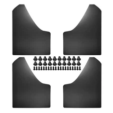 Set of 4 Universal Mud Flaps for Car Pickup Van Truck Splash Guards Mudguards