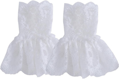Women's Detachable Fake Sleeve Cuffs Pleated Oversleeve Shirt Cuffs Gloves