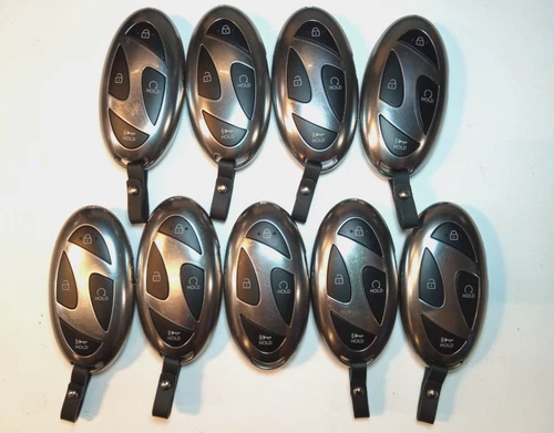LOT OF 9 OEM HYUNDAI SMART KEY FOB REMOTES  TQ8-FOB-4F89U44  5 BUTTONS