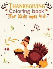 thanksgiving coloring books for kids ages 4-8: Thanksgiving Coloring Activity Bo