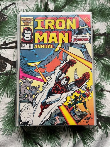 Marvel comics: Iron Man Annuals #8-14 assorted 1986-1993 F/VF