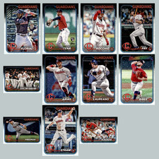 Cleveland Guardians Lot 11 Baseball Cards Topps All Star Game Foil NM Baseball