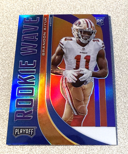 Brandon Aiyuk [Purple] #RW10 2020 Panini Playoff Rookie Wave card