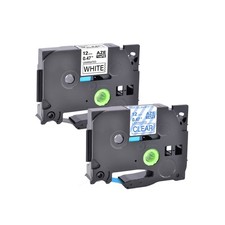 2PK Compatible with Brother TZ 231 TZ 133 Cassette 0.47" Label Tape P-Touch 12mm