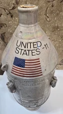 Vintage 1969 Barsottini Vino Rosso Wine Decanter Apollo 11 Space Capsule