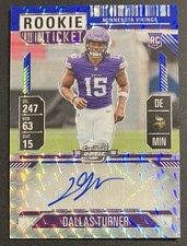 2024 Panini Zenith Contenders Optic Rookie Ticket Preview Dallas Turner Auto /24