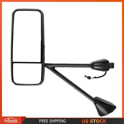 Left Driver Side Door Mirror Power w/Arm For 08-16 Kenworth T170 T370 T600 T660