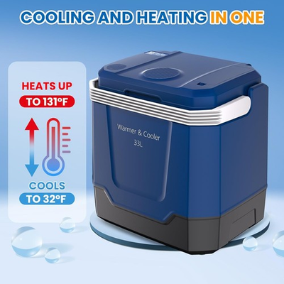 #ad #ad 35Qt Portable Car Refrigerator 33L Electric Cooler amp; Warmer Freezer for Car Home $87.55