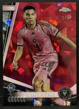 2024 Topps Chrome Sapphire MLS Inter Miami RC Diego Gomez Red Sapphire /5