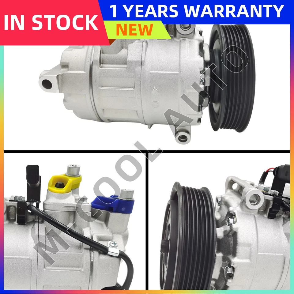 Compresor de aire acondicionado para Audi Q7 4L Volkswagen Touareg 7P5 7L6 7L7 7LA 3.0 7L6820808 Foto 3 de 3