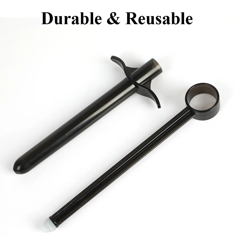 Enema Lube Injector Reusable Lubricant Launcher Syringe Applicator with Preci...