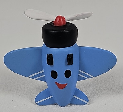 MISFIT Blue JET AIRPLANE Plastic Figure Misfit Toy Rudolph PLAYING MANTIS 2002