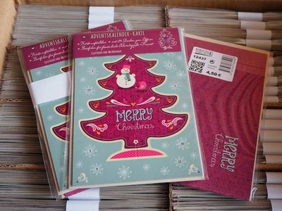 Adventskalender - Karte - Korsch 12437 - 10 Stk - Sonderposten